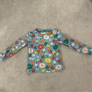 Hanna andersson girls 4 swim rash guard swim shirt floral